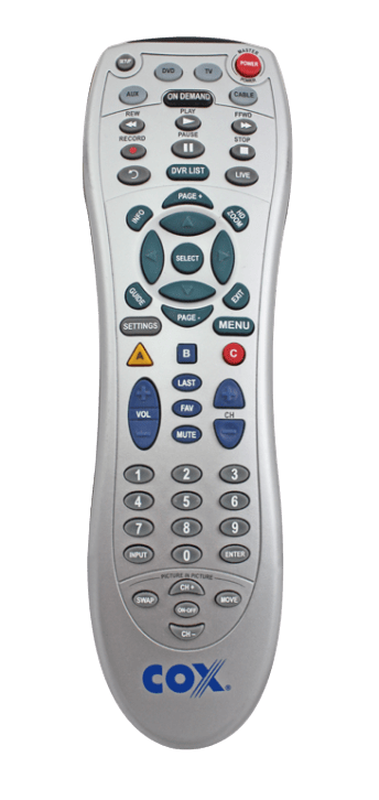 cox cable remote pairing