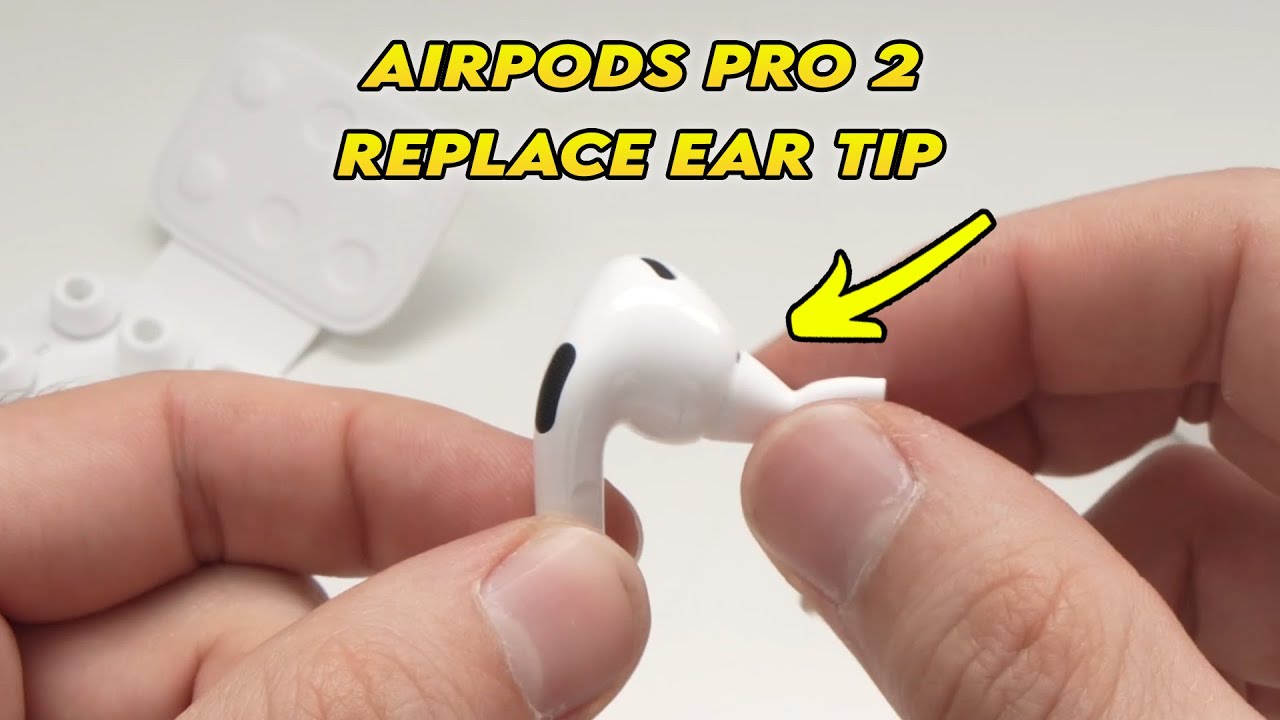 how to replace airpod pro tips