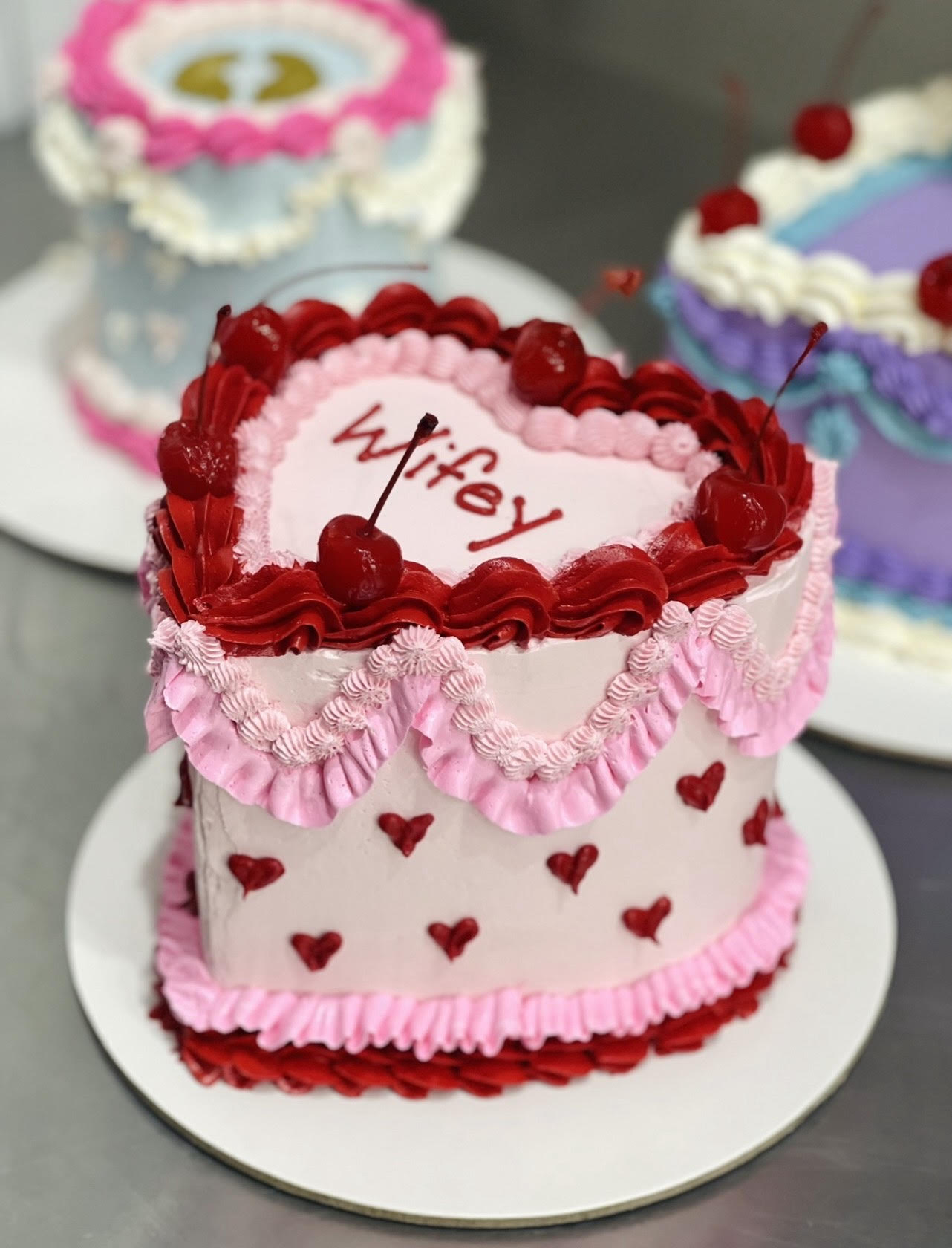 vintage heart cakes sydney