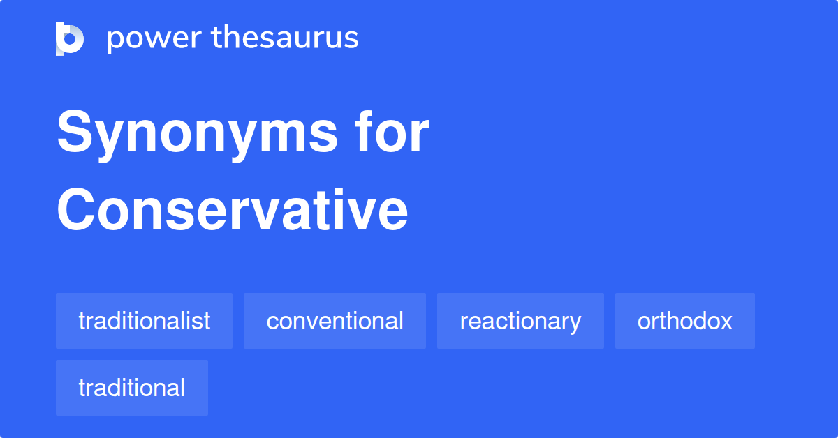 conservative thesaurus