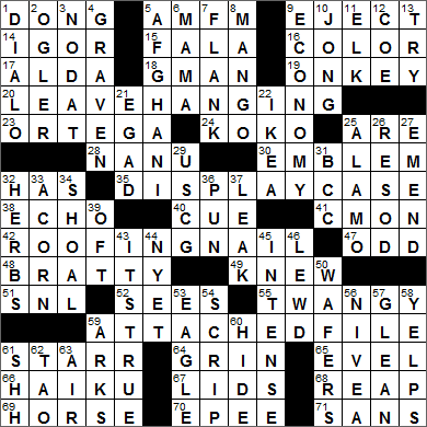 lacking dignity crossword clue