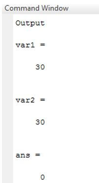 matlab not equal to