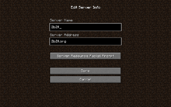 2b2t server ip