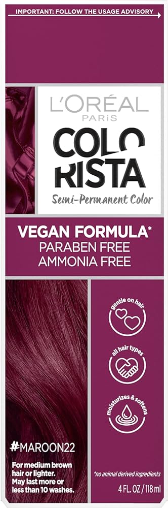 loreal paris semi permanent hair color