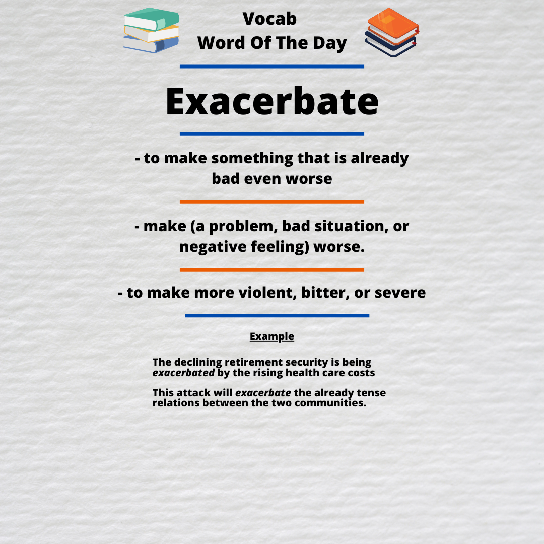 exacerbate meaning