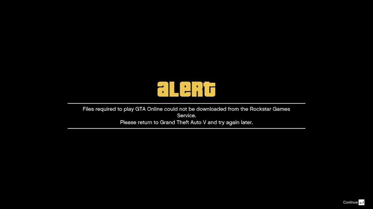 files required to play gta online