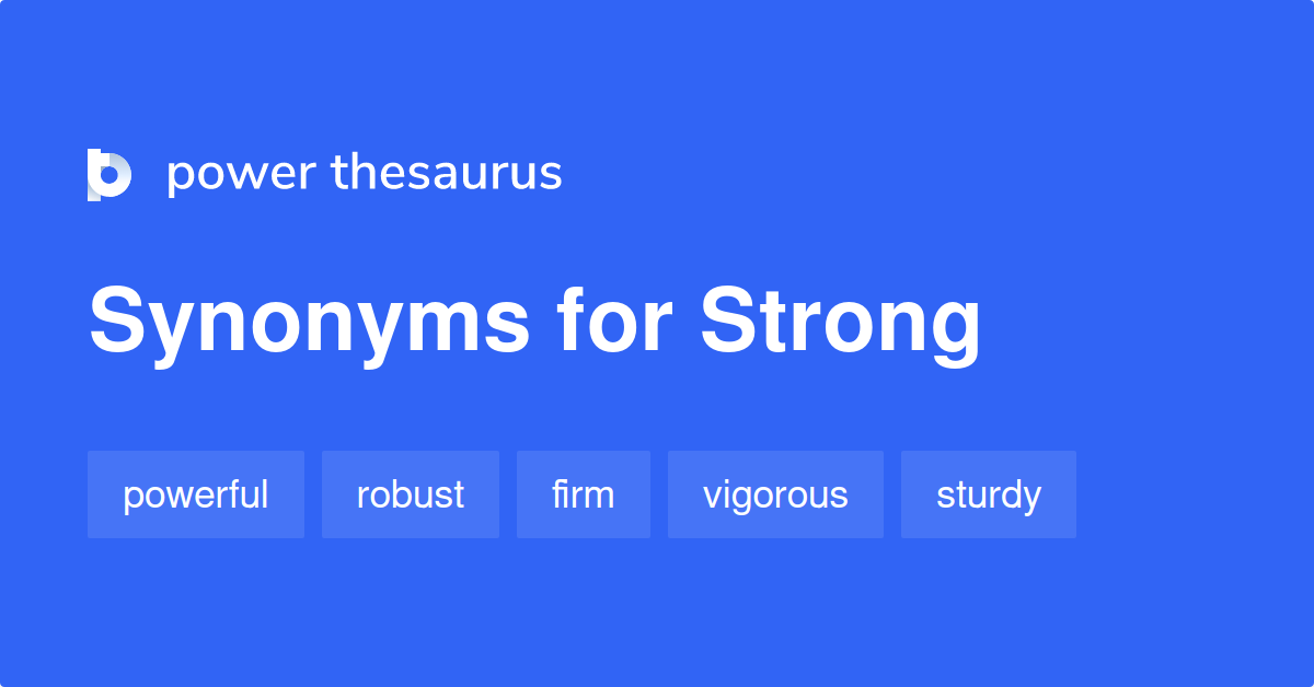 synonym for strong