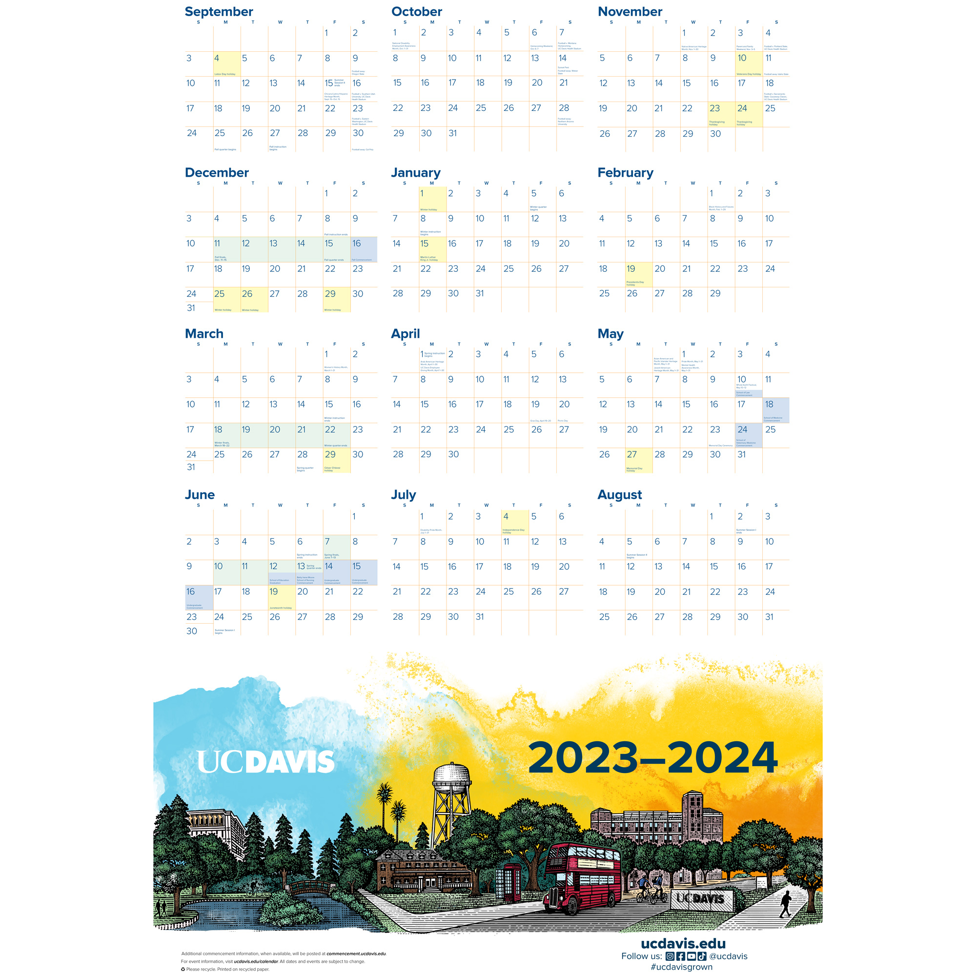 uc davis holiday schedule 2023