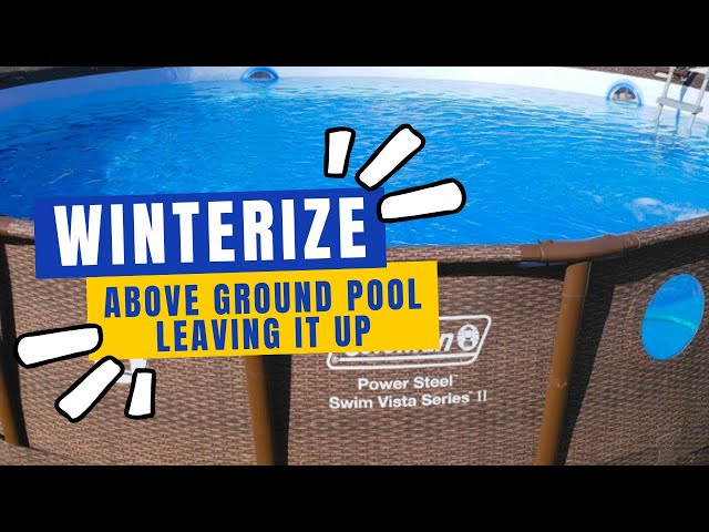 how to winterize a coleman above ground pool