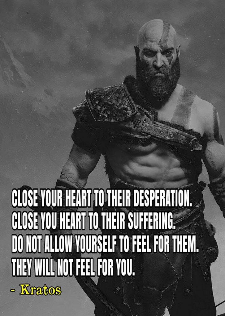 god of war kratos quotes