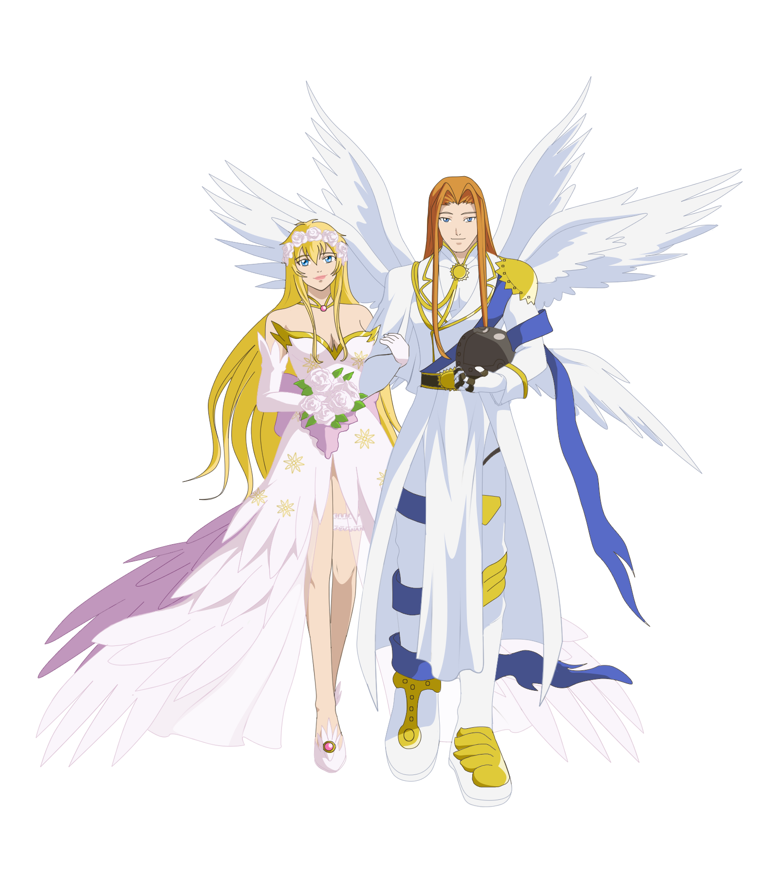 angemon y angewomon