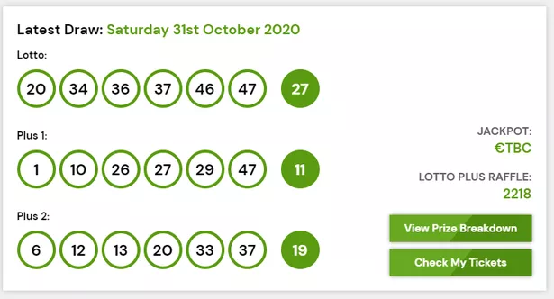 irish lotto draw results