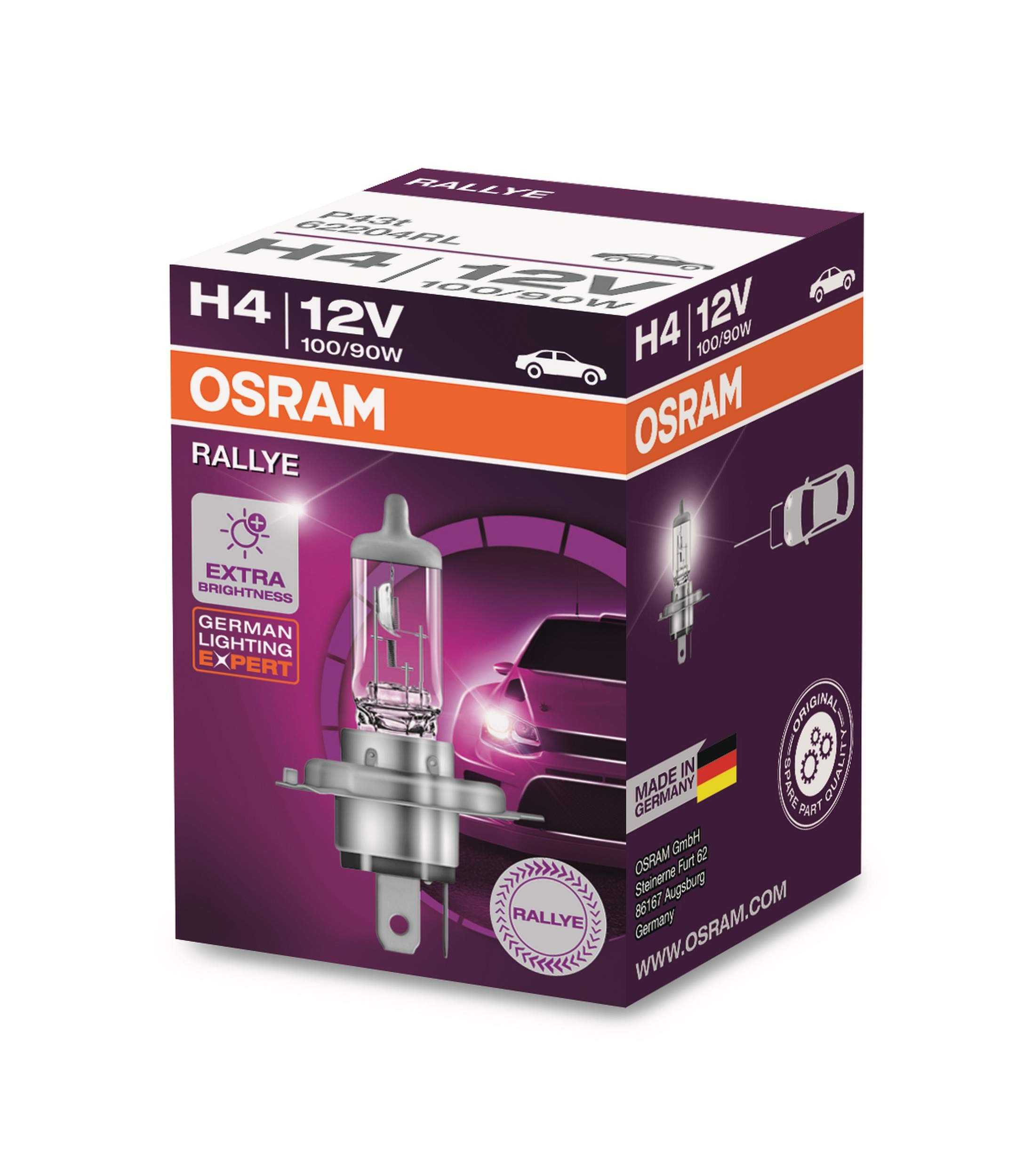 h4 halogen bulb 12v 100 90w
