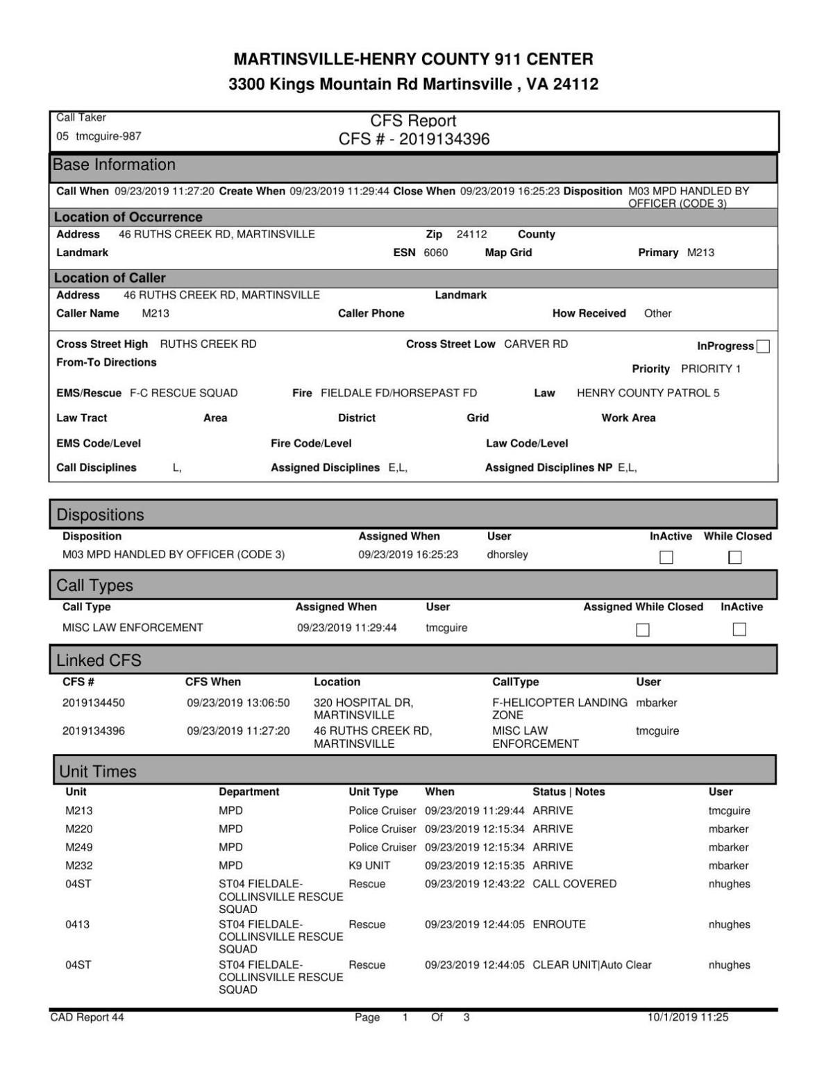 cad log