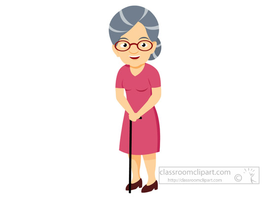 clipart of grandmother