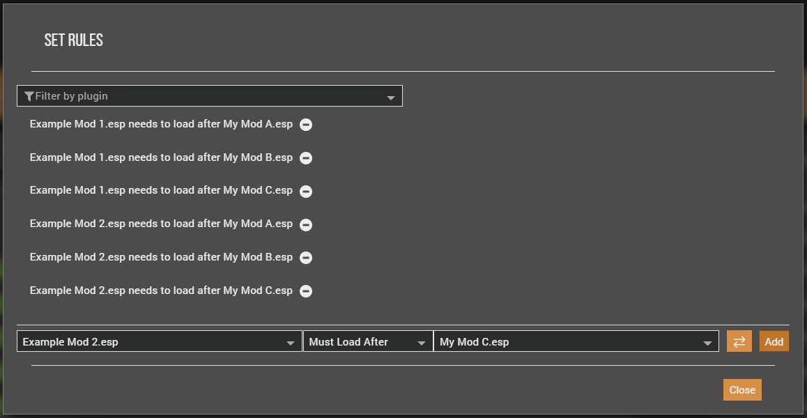 vortex change load order