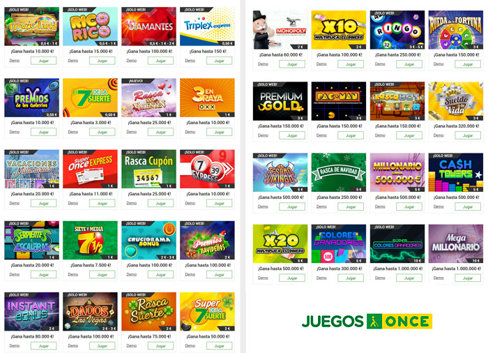 juegos de la once online