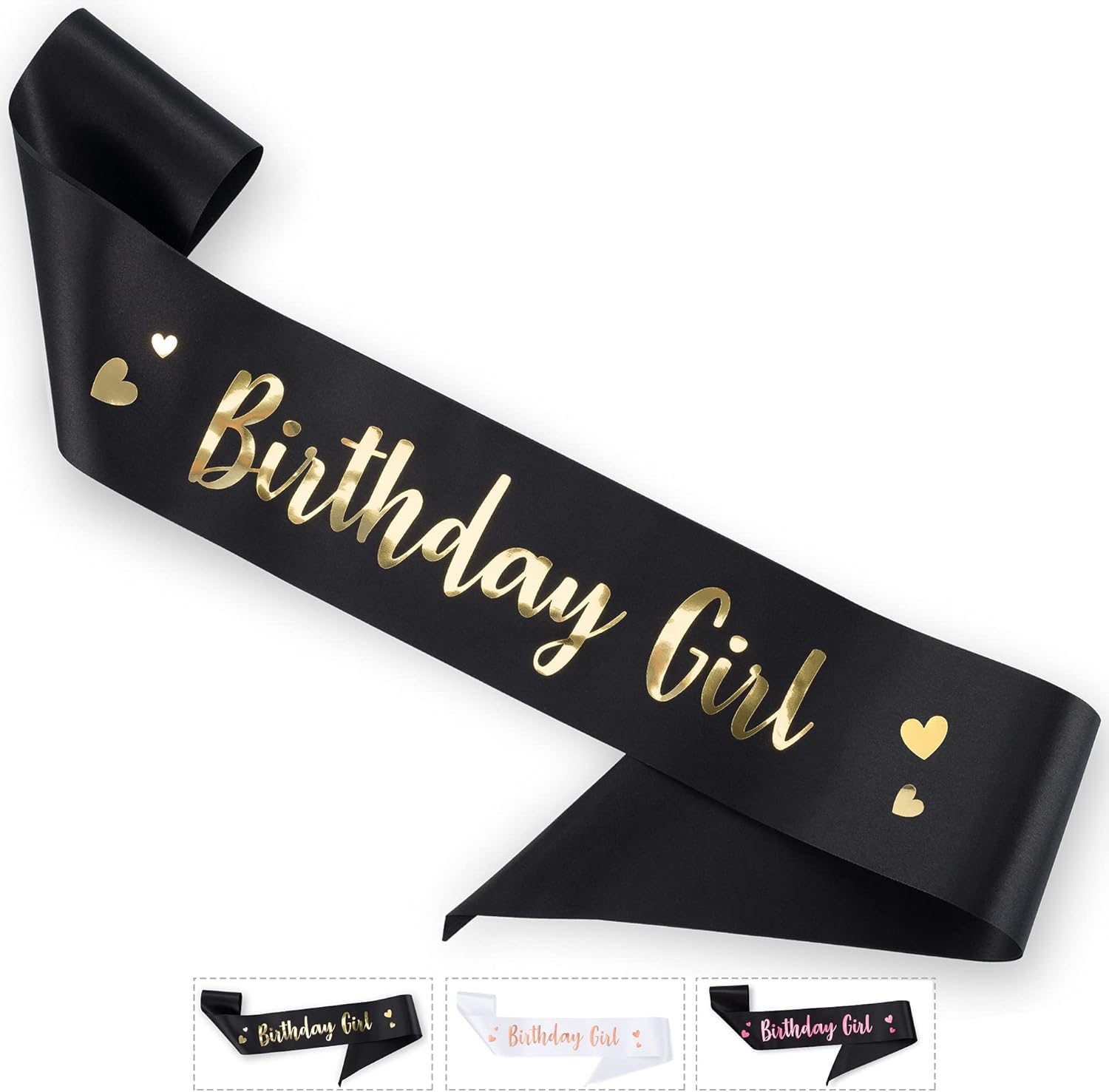 birthday girl sash