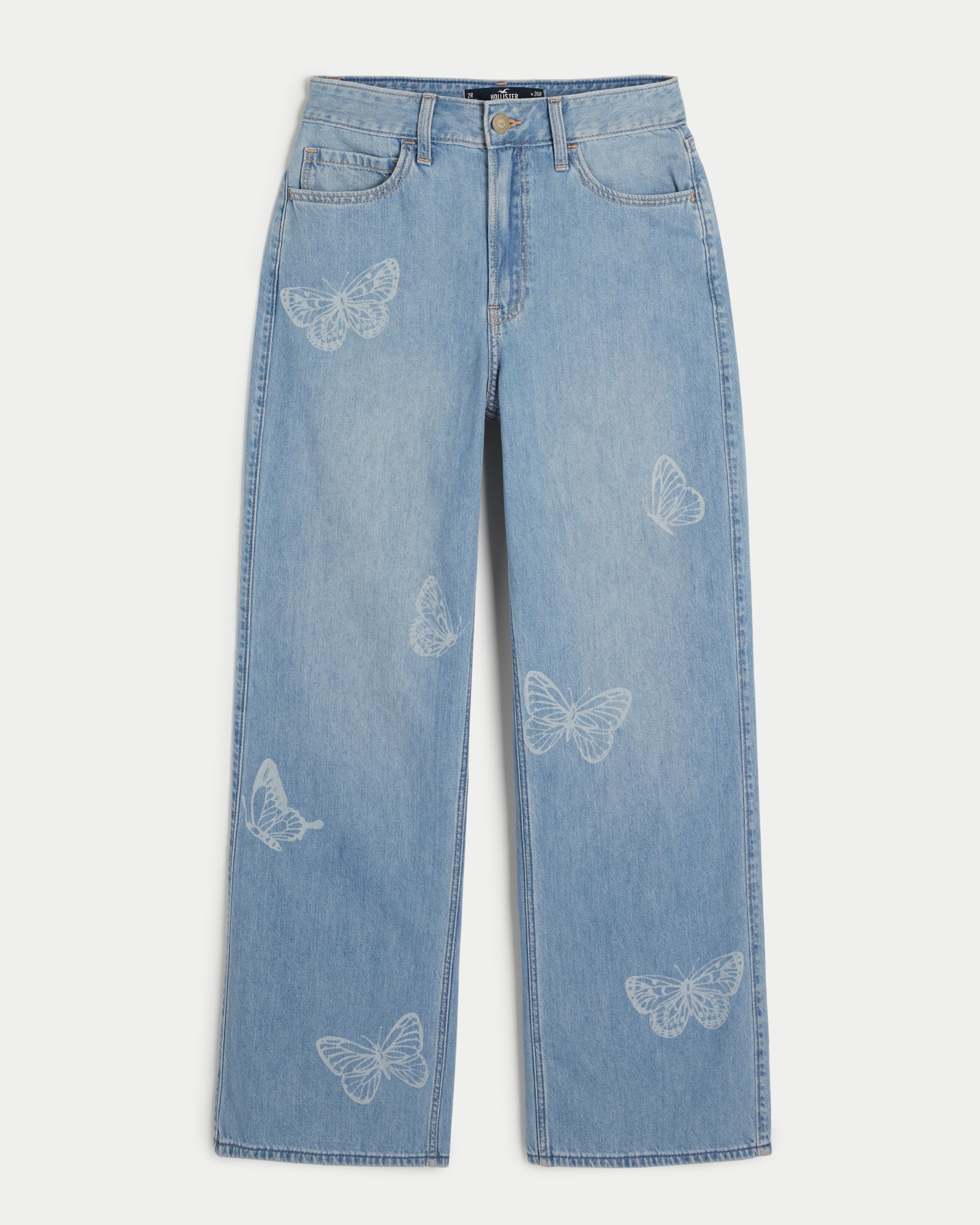 hollister butterfly jeans