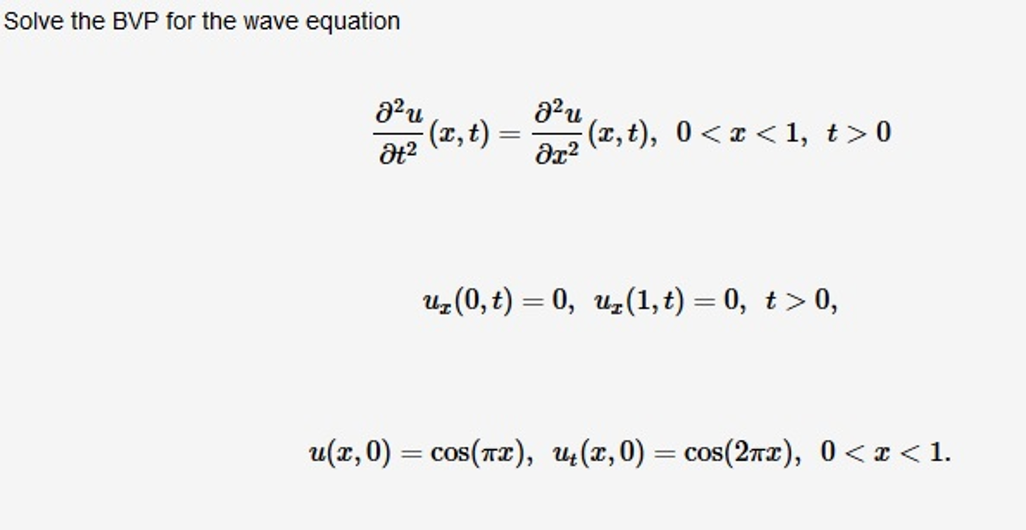 solve bvp