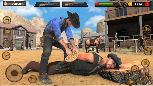western cowboy shooting games