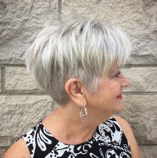 short hairstyles for over 60 women