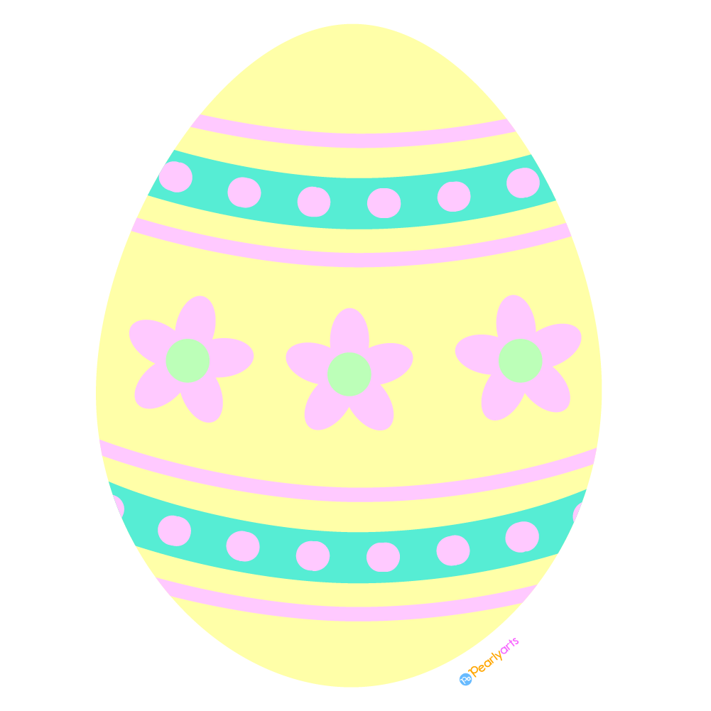 easter eggs clipart