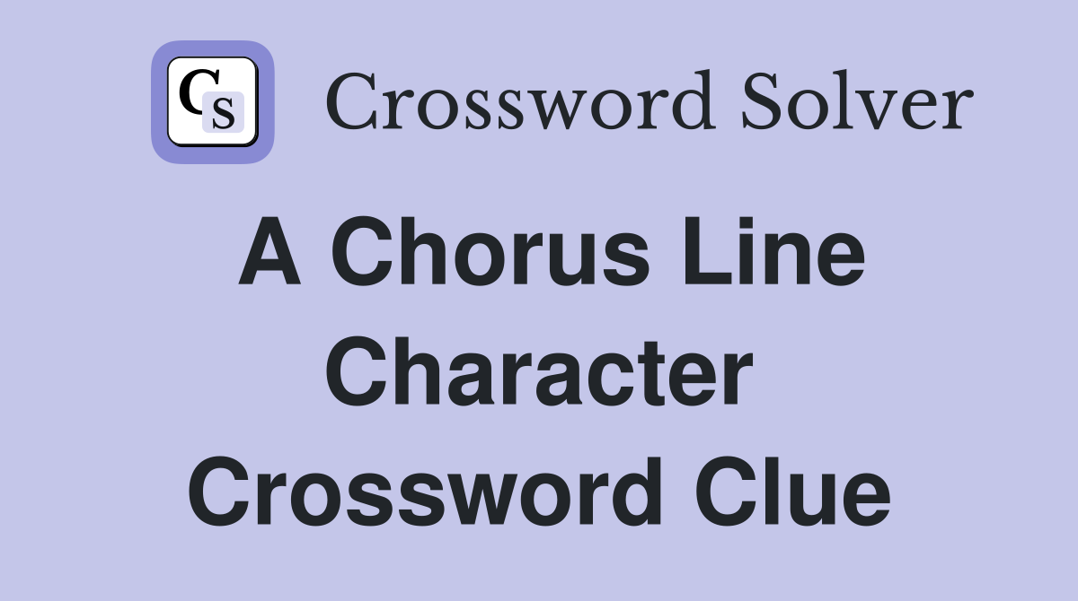 song chorus crossword clue