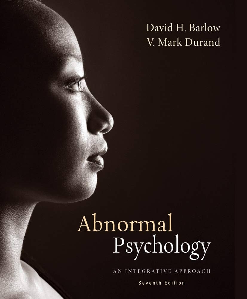 abnormal psychology an integrative approach