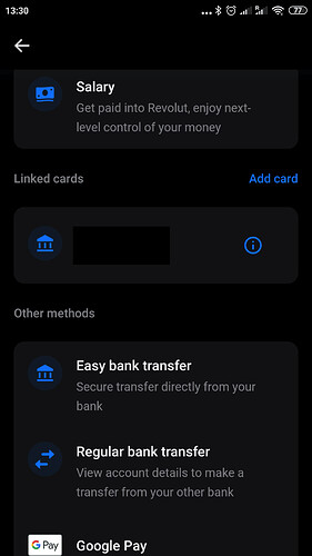 my revolut account