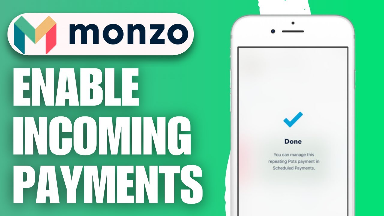 monzo incoming payments