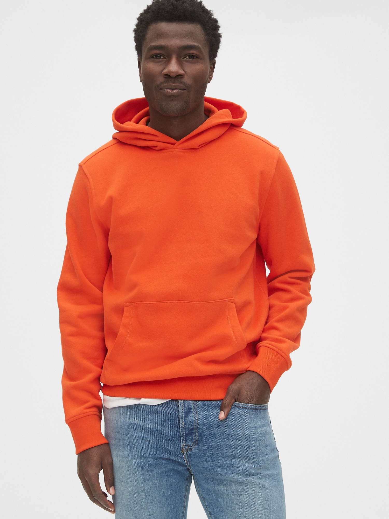 gap orange hoodie