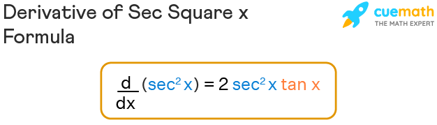 derive sec 2x