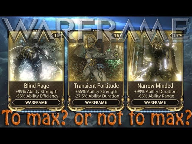 warframe ability efficiency