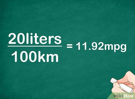 gallons per mile to liters per kilometer