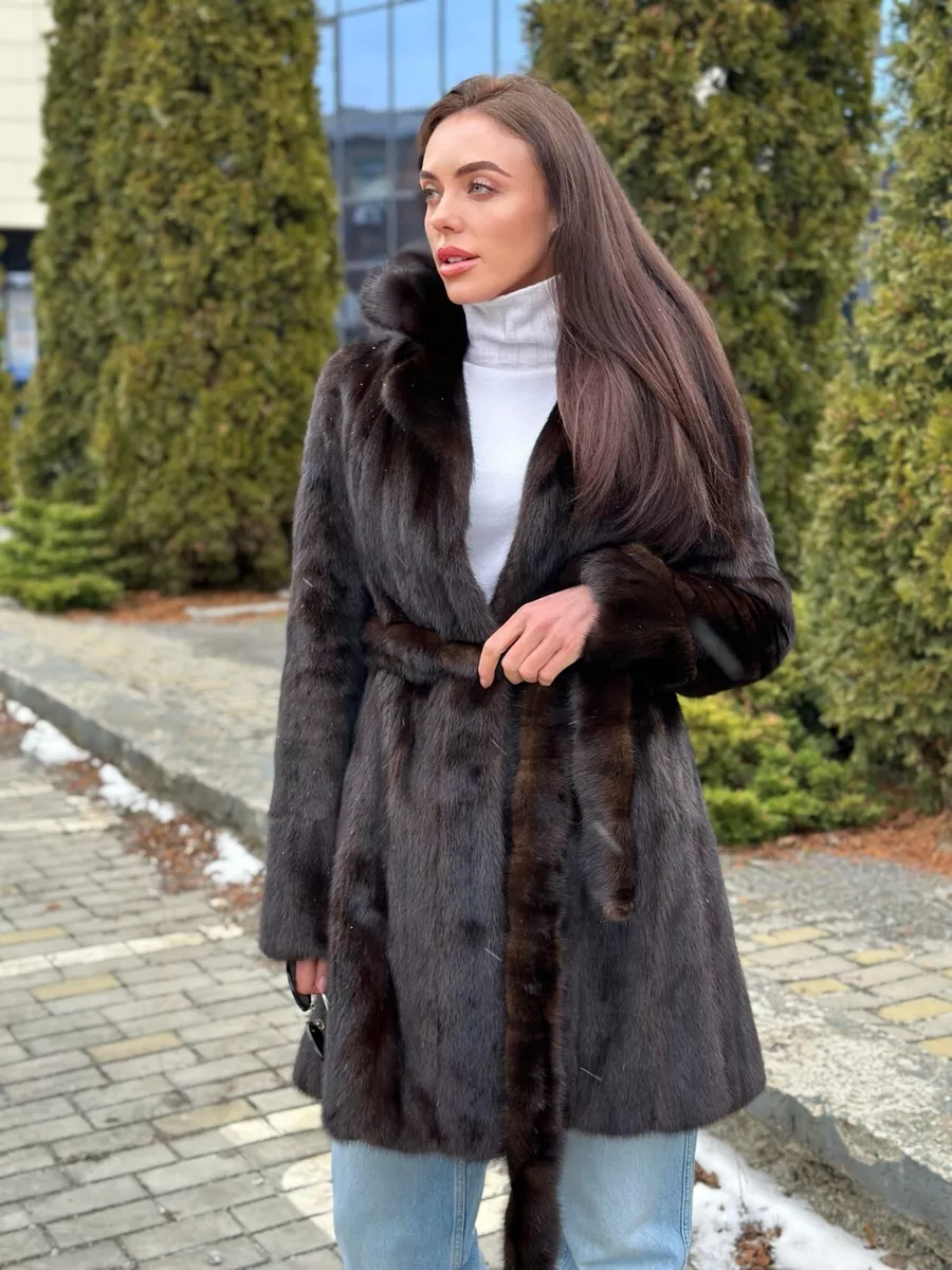 mink fur coat real