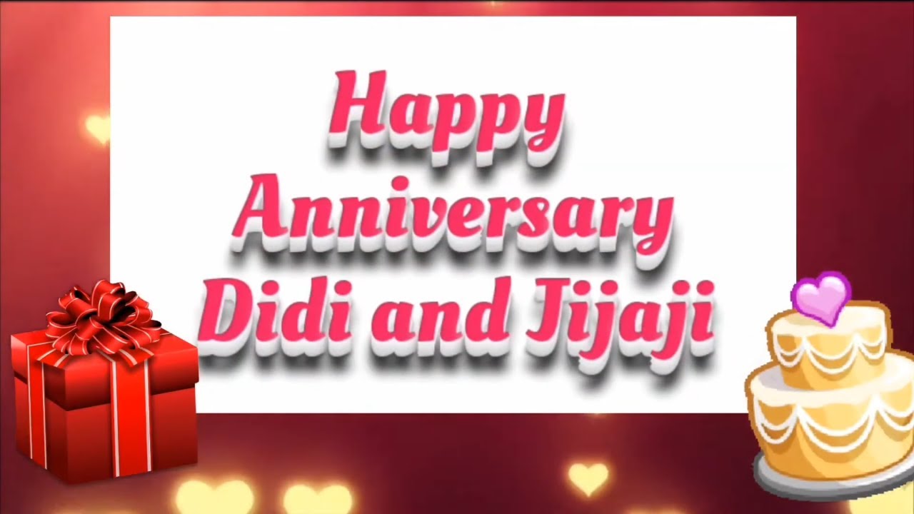 happy anniversary didi jijaji