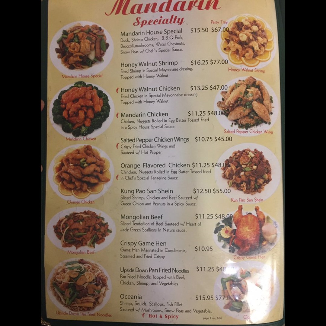 mandarin restaurants near me