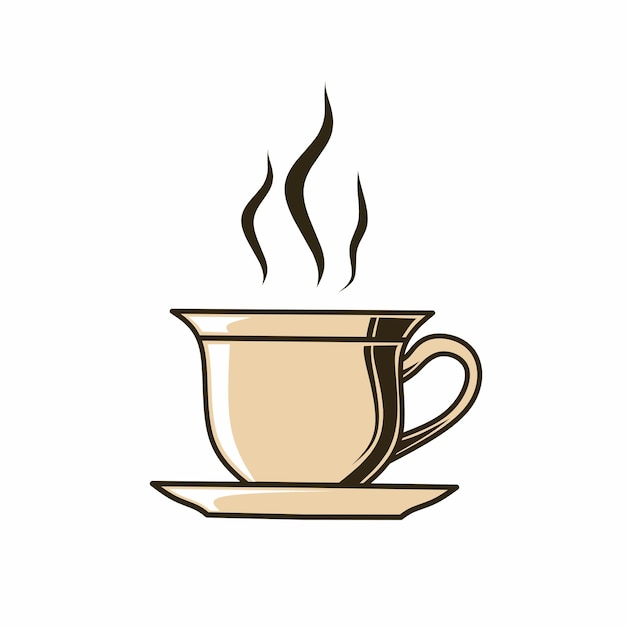 tea cup vector