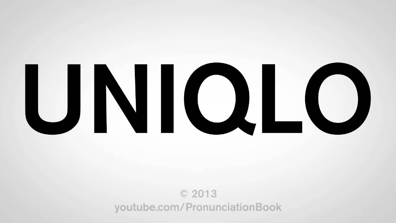 how to pronounce uniqlo