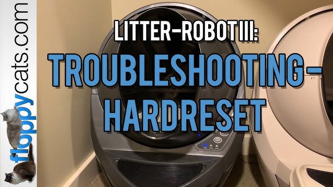 how to reset waste on litter robot 4