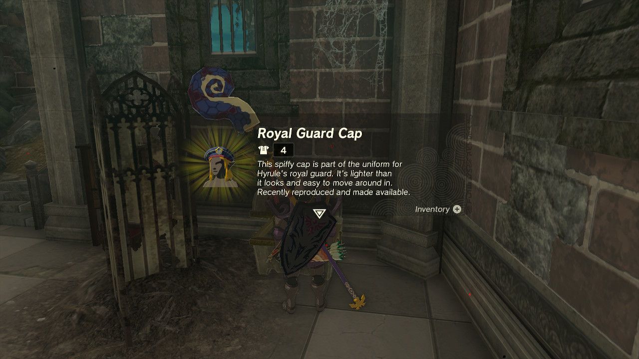 totk royal guard armor location