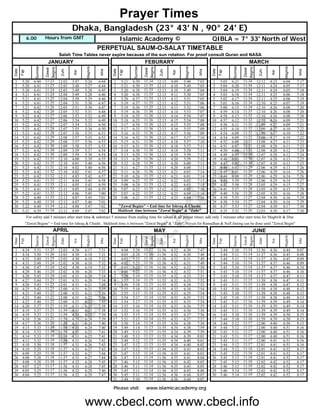 prayer time bangladesh dhaka