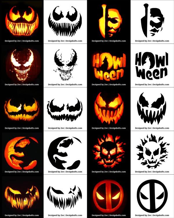 pumpkin pattern stencils