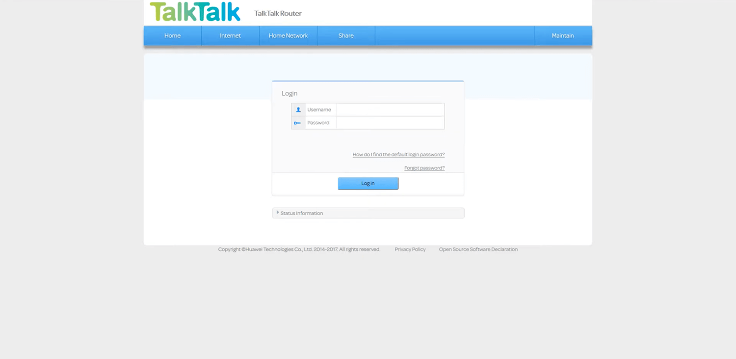 talktalk login