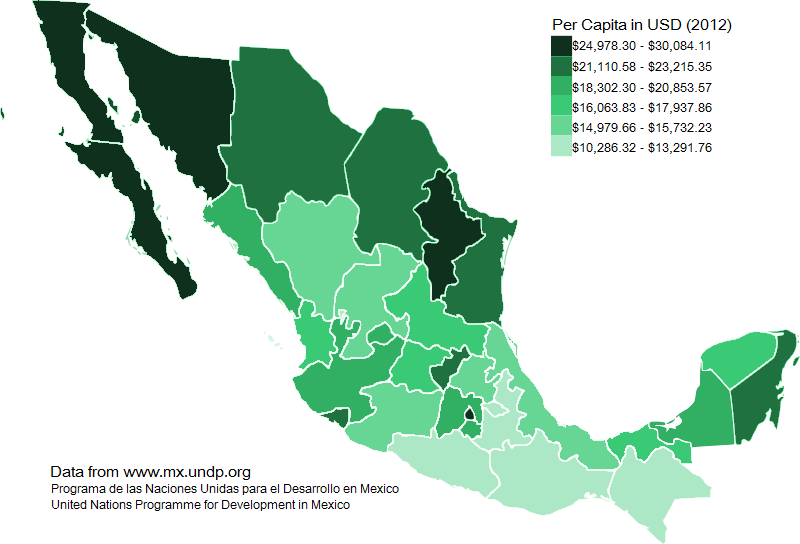 gdp per capita mexico
