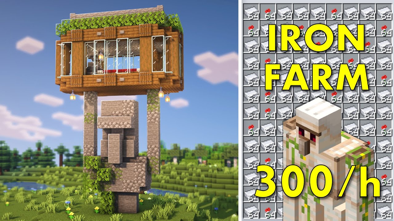 minecraft iron golem farm