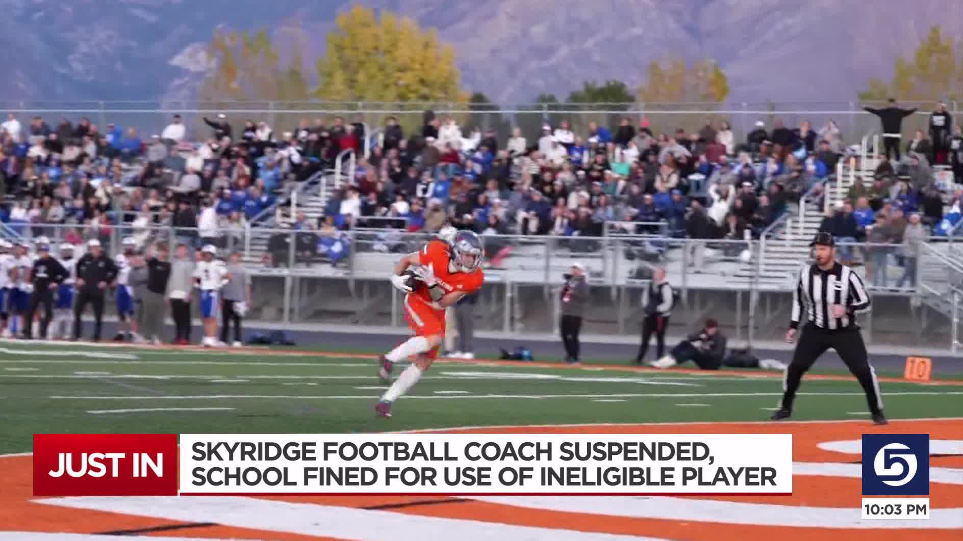 skyridge football ineligible player