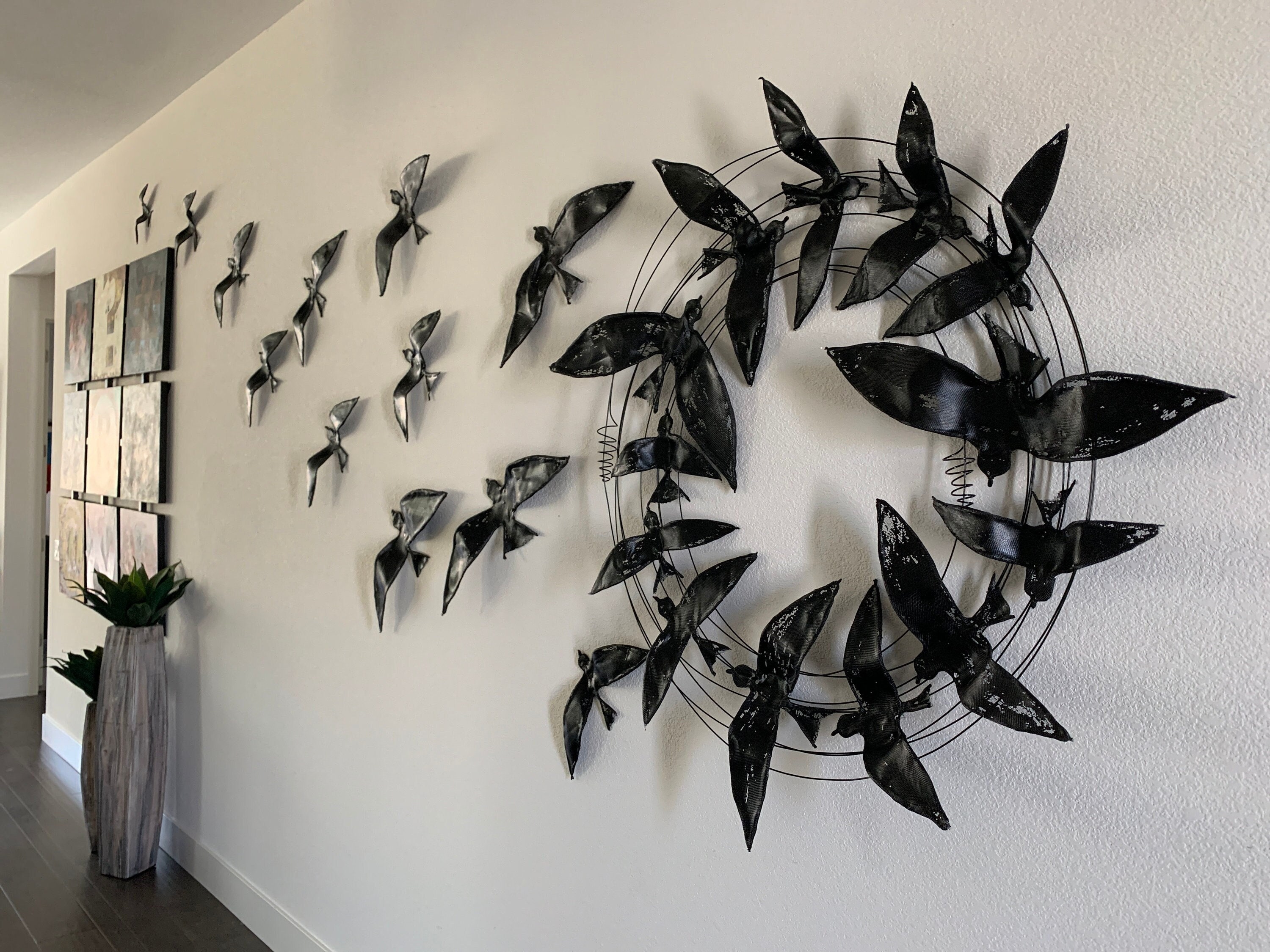 large iron wall art