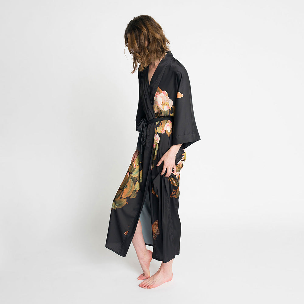 butterfly kimono robe